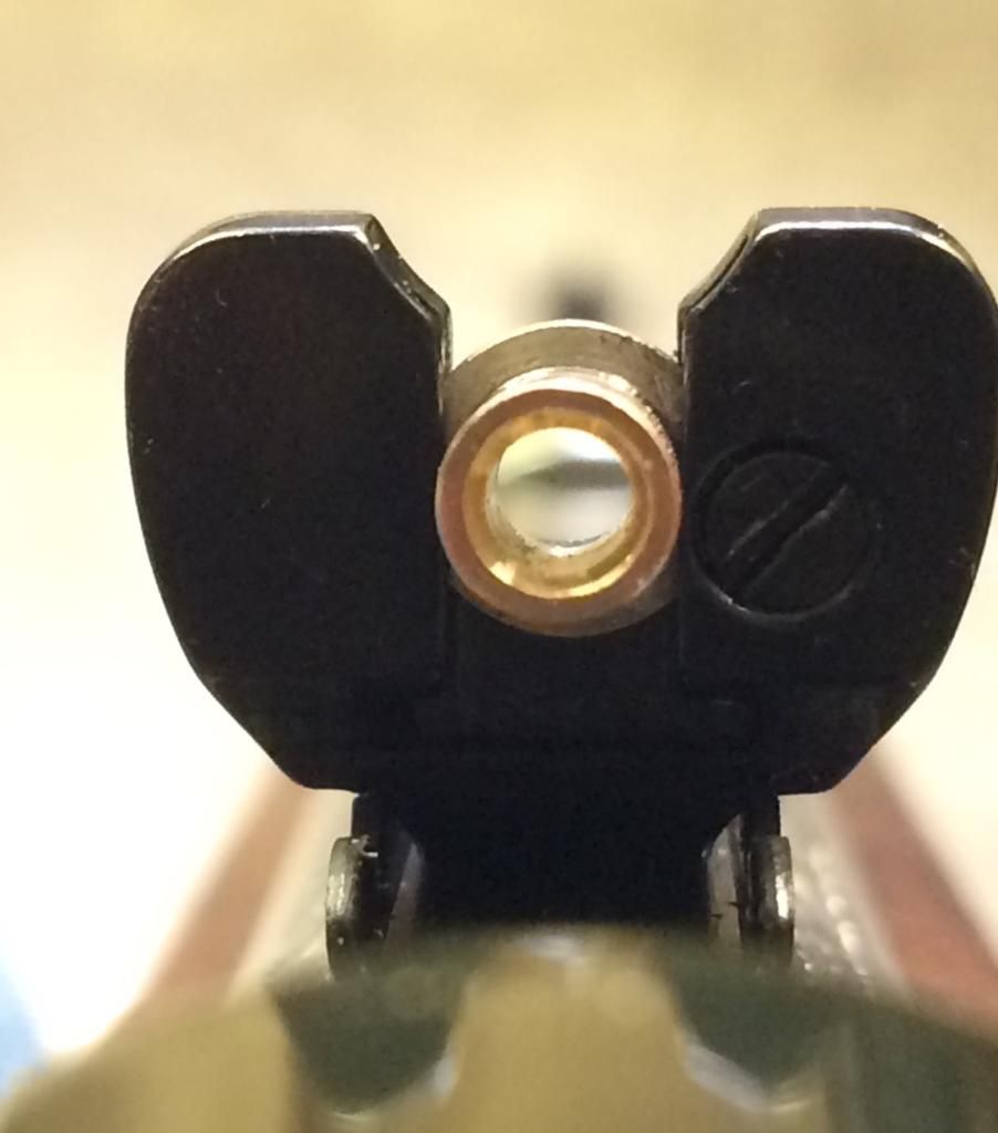 Peep sight alternative! Rimfire Central Firearm Forum