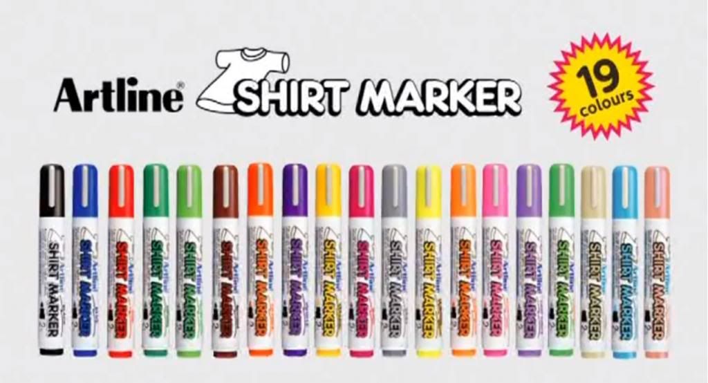 bút vẽ áo giặt không phai Artline T-shirt marker - 10