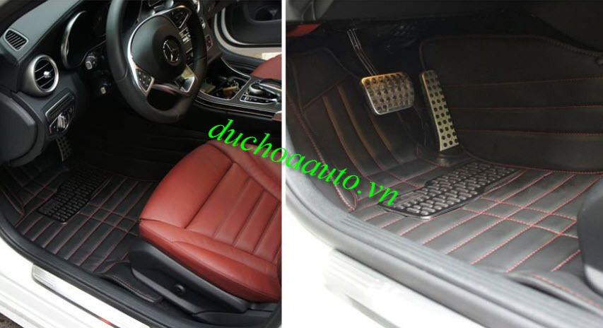 Thảm lót sàn ô tô bằng da cao cấp không mùi. - 4