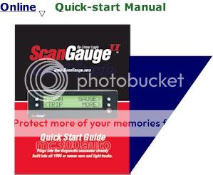 SCANGAUGE II SCAN GAGE OBD 2 OBD2 GUAGE SCANGUAGE GAUGE 788006004115 